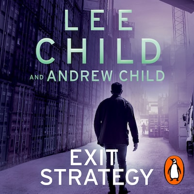 Exit Strategy – omslag til lydbogen af Lee Child, Andrew Child