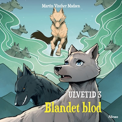 Ulvetid 3, Blandet blod – omslag til lydbogen af Martin Vinther Madsen