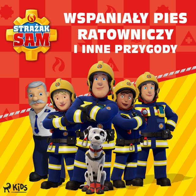 Strażak Sam - Wspaniały pies ratowniczy i inne przygody – okładka audiobooka, autor Mattel
