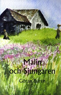 Malin och Sjungaren – omslag till ljudboken av Göran Burén