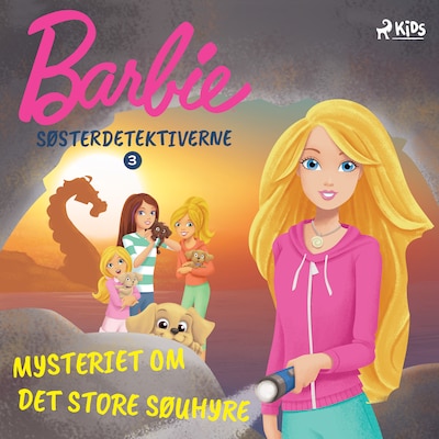Barbie - Søsterdetektiverne 3 - Mysteriet om det store søuhyre – omslag til lydbogen af Mattel