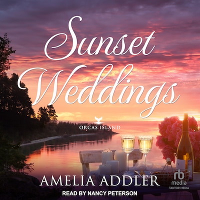 Sunset Weddings – omslag til lydbogen af Amelia Addler