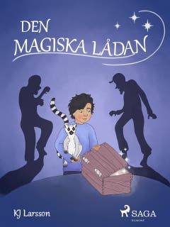 Den magiska lådan – omslag till ljudboken av Karl-Johan Larsson