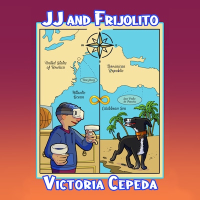 JJ and Frijolito – omslag til lydbogen af Victoria Cepeda