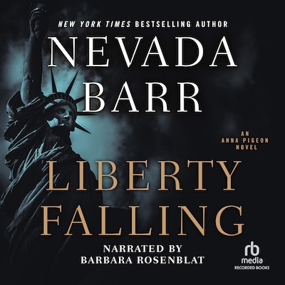 Liberty Falling – omslag til lydbogen af Nevada Barr