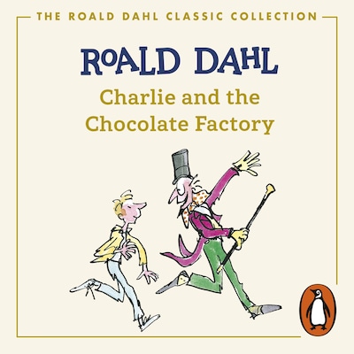 Charlie and the Chocolate Factory – omslag til lydbogen af Roald Dahl