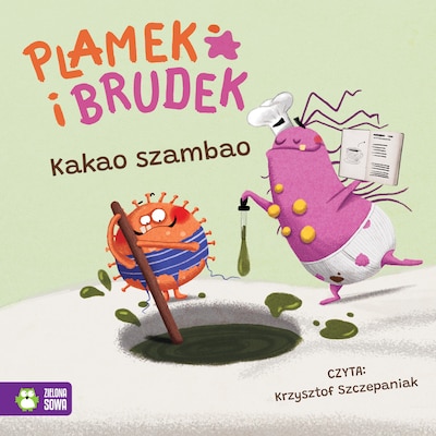 Plamek i Brudek. Kakao Szambao – okładka audiobooka, autor Jelena Pervan