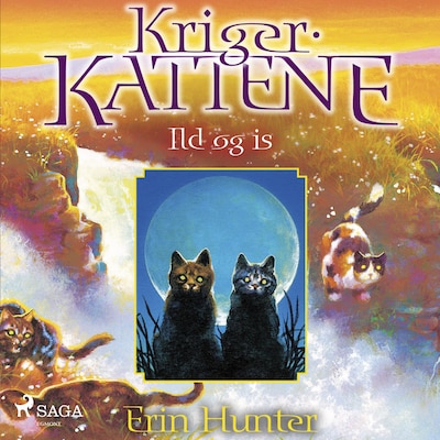 Krigerkattene 2: Ild og is – omslag til lydbogen af Erin Hunter