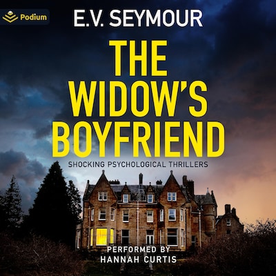The Widow's Boyfriend – omslag til lydbogen af E.V. Seymour