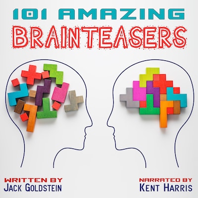 101 Amazing Brainteasers – omslag til lydbogen af Jack Goldstein
