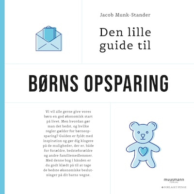 Den lille guide til børns opsparing – omslag til lydbogen af Jacob Munk­-Stander