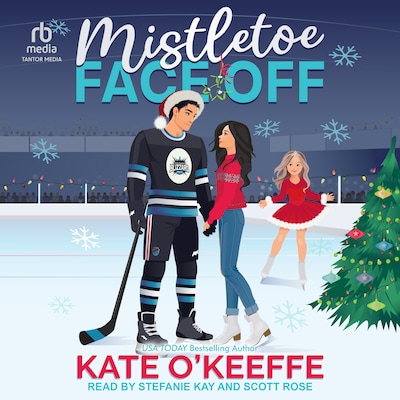Mistletoe Face Off – omslag til lydbogen af Kate O'Keeffe