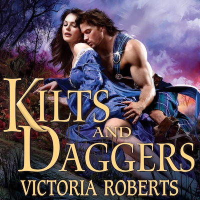 Kilts and Daggers – omslag til lydbogen af Victoria Roberts