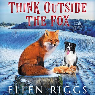 Think Outside the Fox – omslag till ljudboken av Ellen Riggs