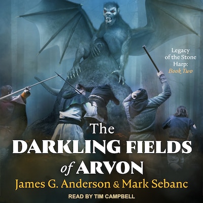The Darkling Fields of Arvon – omslag til lydbogen af James G. Anderson, Mark Sebanc