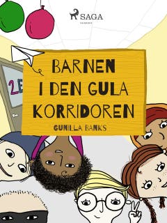 Barnen i den gula korridoren – omslag till ljudboken av Gunilla Banks