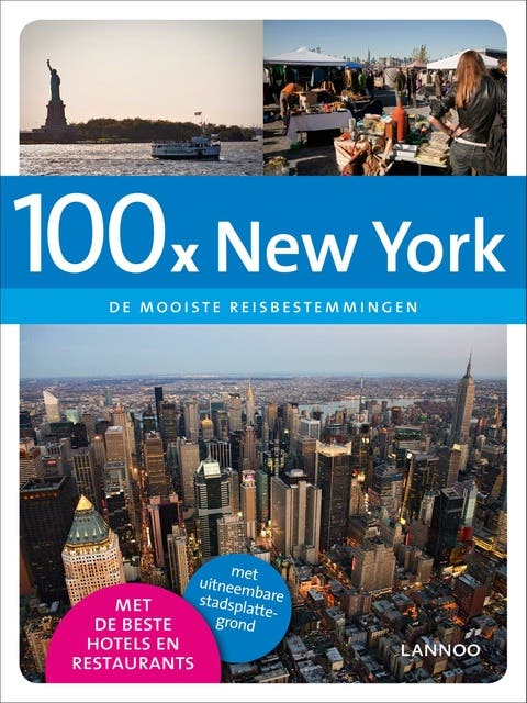 100 x New York: de mooiste reisbestemmingen – omslag van het luisterboek van Jacqueline Goossens