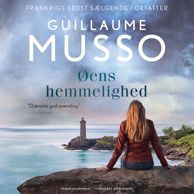 Øens hemmelighed – omslag til lydbogen af Guillaume Musso