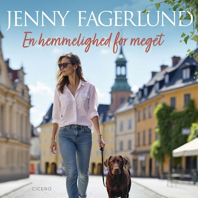 En hemmelighed for meget – omslag til lydbogen af Jenny Fagerlund
