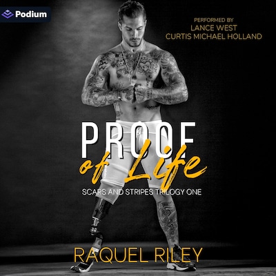 Proof of Life – omslag til lydbogen af Raquel Riley