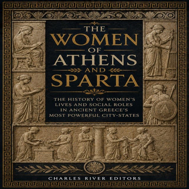 The Women of Athens and Sparta: The History of Women’s Lives and Social Roles in Ancient Greece’s Most Powerful City-States – omslag til lydbogen af Charles River Editors