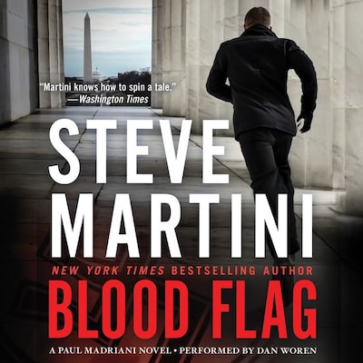 Blood Flag – omslag til lydbogen af Steve Martini