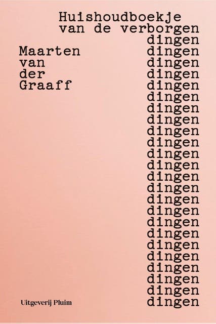 Huishoudboekje van verborgen dingen