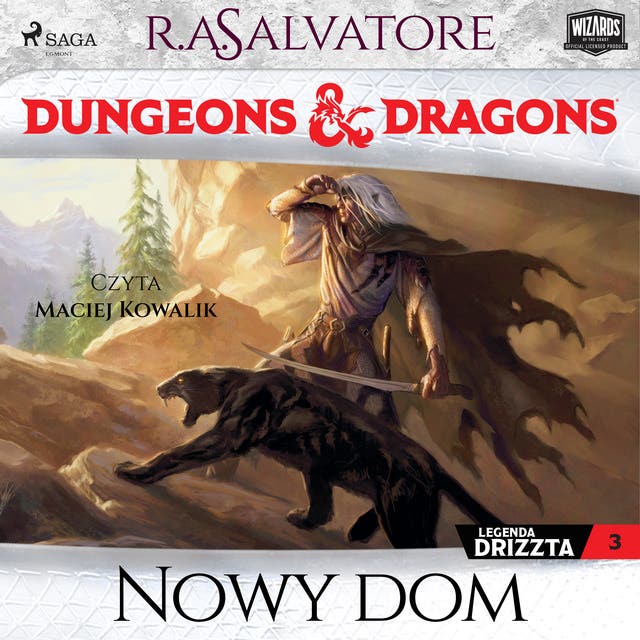 Dungeons&Dragons: Legenda Drizzta. Tom 3. Nowy dom – okładka audiobooka, autor R A Salvatore