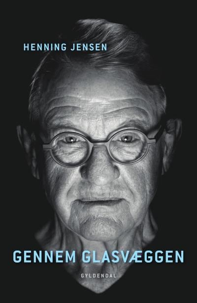 Gennem glasvæggen – omslag til lydbogen af Henning Jensen