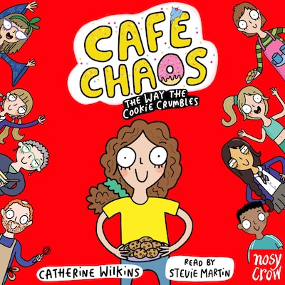 Café Chaos: The Way the Cookie Crumbles – omslag til lydbogen af Catherine Wilkins