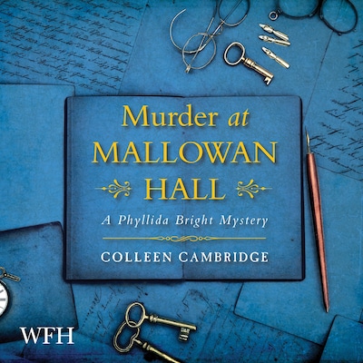 Murder at Mallowan Hall – omslag til lydbogen af Colleen Cambridge
