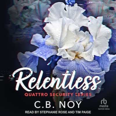 Relentless – omslag til lydbogen af C. B. Noy