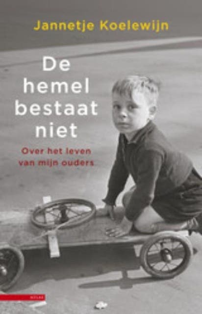 De hemel bestaat niet: over het leven van mijn ouders – omslag van het luisterboek van Jannetje Koelewijn