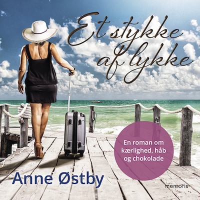 Et stykke af lykke – omslag til lydbogen af Anne Østby