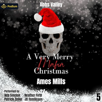 A Very Merry Mafia Christmas – omslag til lydbogen af Ames Mills
