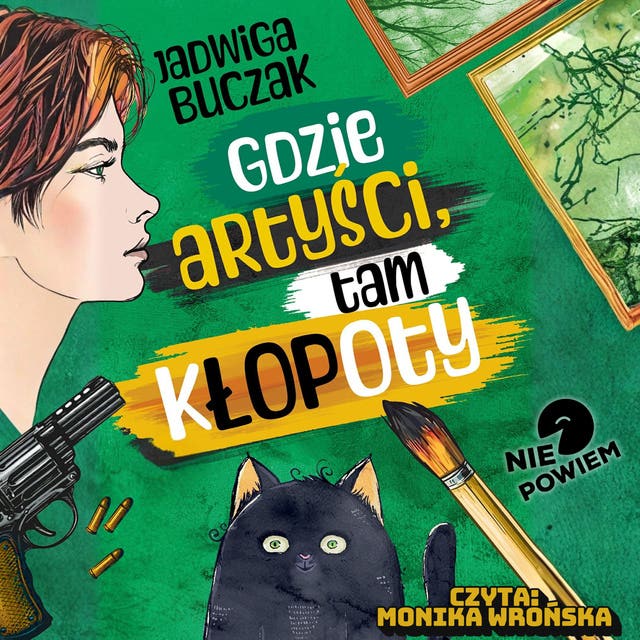 Gdzie artyści, tam kłopoty – okładka audiobooka, autor Jadwiga Buczak