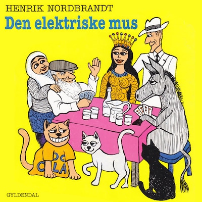Den elektriske mus – omslag til lydbogen af Henrik Nordbrandt
