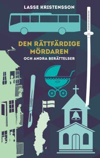 Den rättfärdige mördaren – omslag till ljudboken av Lasse Kristensson