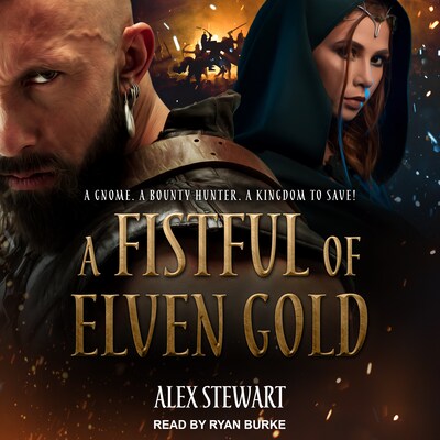 A Fistful of Elven Gold – omslag til lydbogen af Alex Stewart