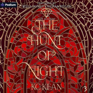 The Hunt of Night: Heir Academy, Book 3 – omslag till ljudboken av KC Kean