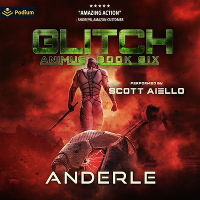 Glitch – omslag til lydbogen af Joshua Anderle, Michael T Anderle