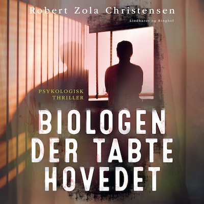 Biologen der tabte hovedet – omslag til lydbogen af Robert Zola Christensen