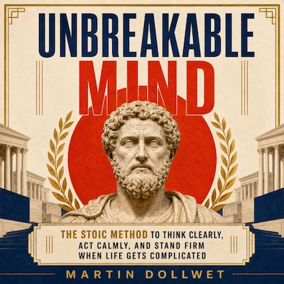 Unbreakable Mind – omslag van het luisterboek van Martin Dollwet