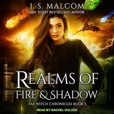 Realms of Fire and Shadow – omslag til lydbogen af J. S. Malcom