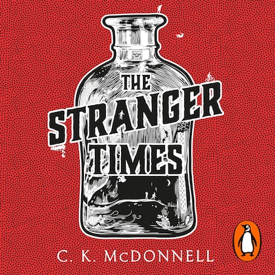 The Stranger Times – omslag til lydbogen af C. K. McDonnell