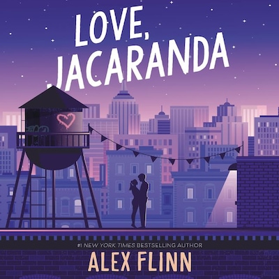 Love, Jacaranda – omslag til lydbogen af Alex Flinn