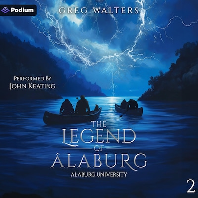 The Legend of Alaburg – omslag til lydbogen af Greg Walters