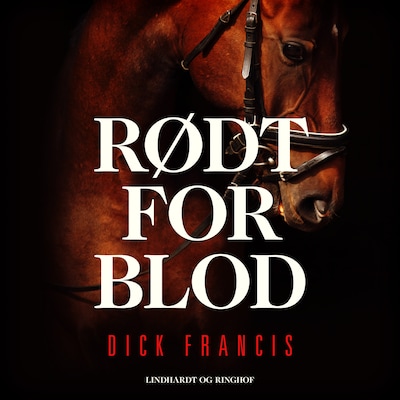 Rødt for blod – omslag til lydbogen af Dick Francis