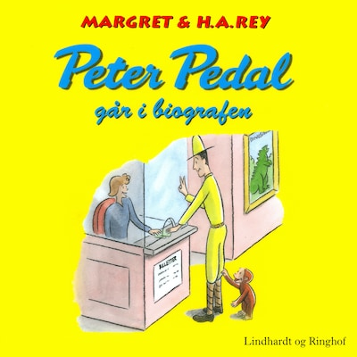 Peter Pedal går i biografen – omslag til lydbogen af H.A. Rey