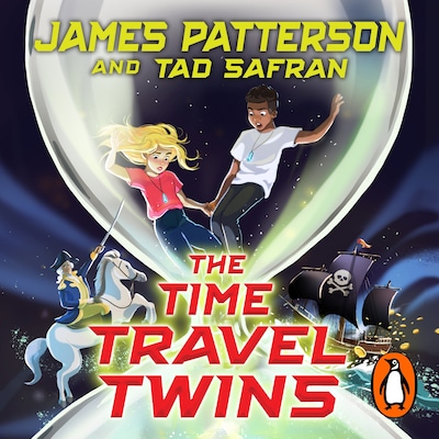 The Time Travel Twins – omslag til lydbogen af James Patterson